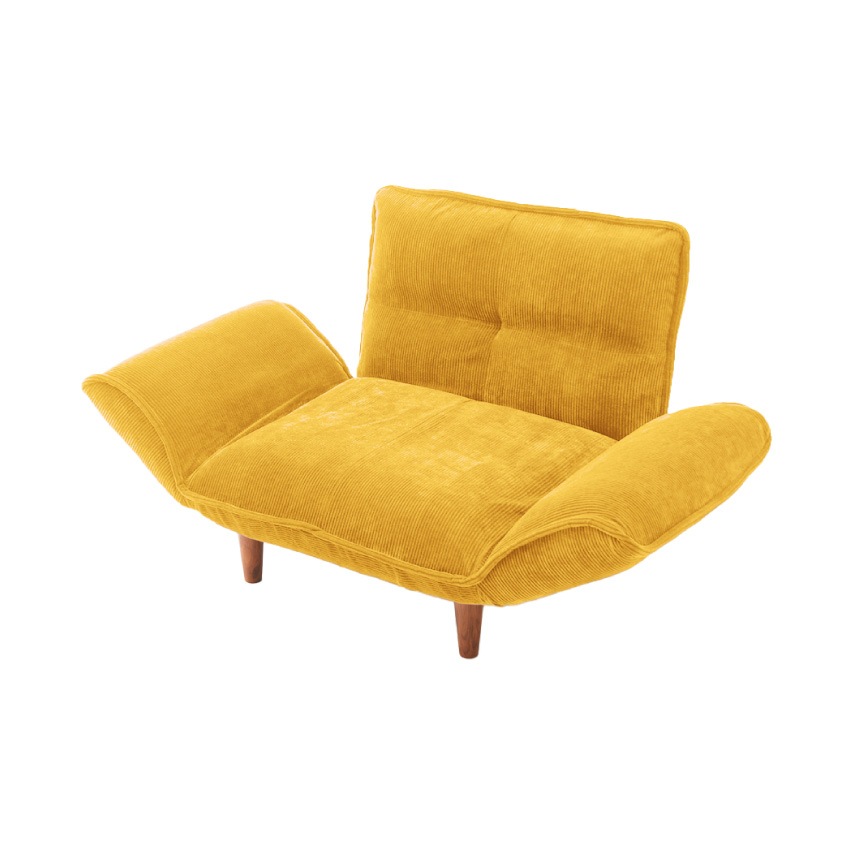 リクライニングソファー 国産 一人用  1人掛け おしゃれ レッド グリーン マスタード ブルー チ | 23