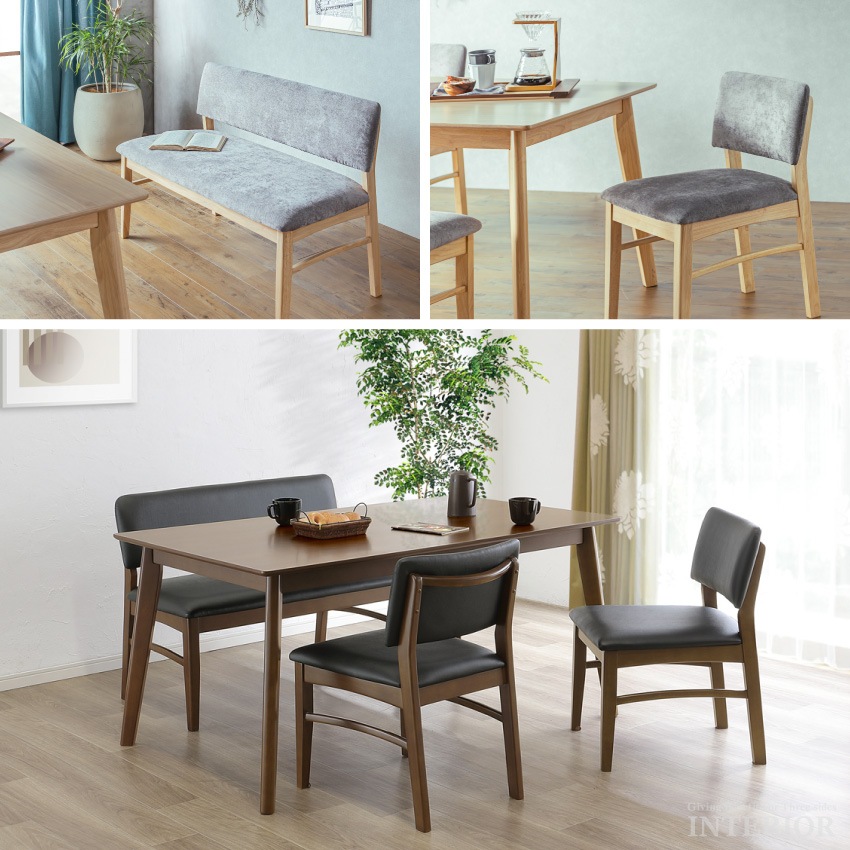 ダイニングテーブルセット おしゃれ 4点セット 4人掛け 食卓セット テーブル 幅150cm 北欧  | 12
