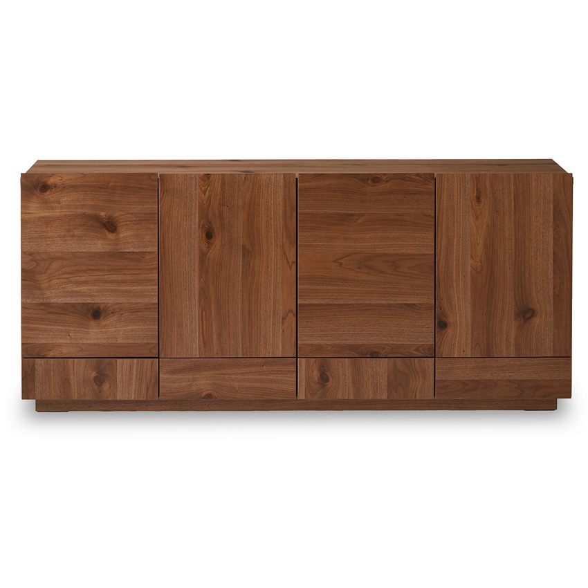 新生活 キャビネット 160幅 おしゃれ ニッポネア チェスト テレビ台 ロータイプ 木製 リビング | 9