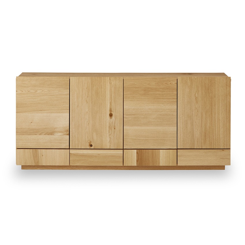 新生活 キャビネット 160幅 おしゃれ ニッポネア チェスト テレビ台 ロータイプ 木製 リビング | 10