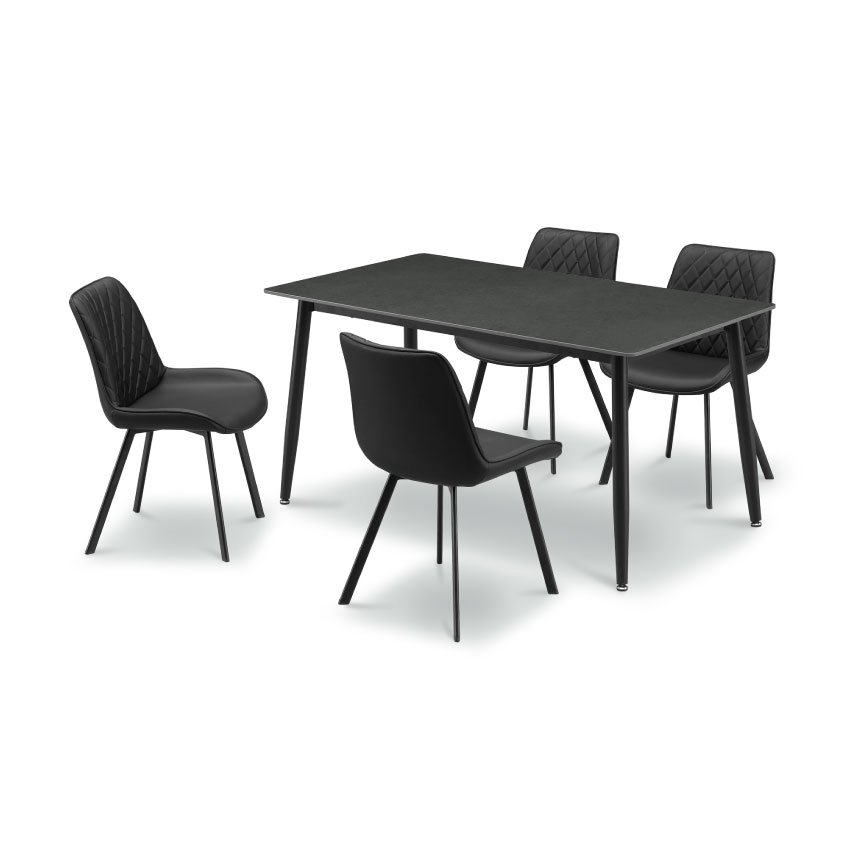 ダイニングテーブルセット 4人 おしゃれ 4点セット 北欧 幅140cm チェア4脚 食卓 モダン  | 27