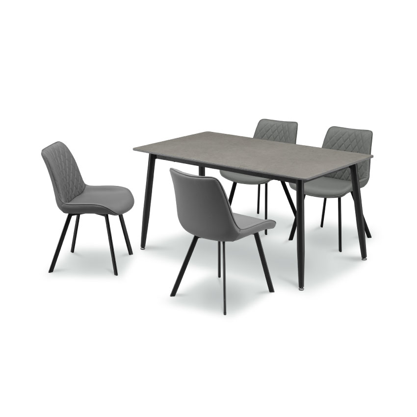 ダイニングテーブルセット 4人 おしゃれ 4点セット 北欧 幅140cm チェア4脚 食卓 モダン  | 22