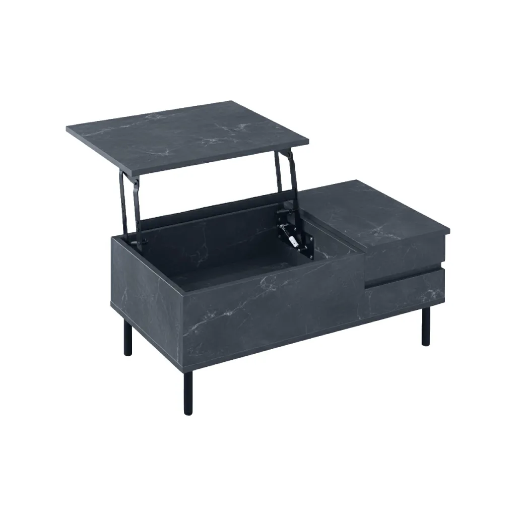 Pure Luxe テーブル 昇降式 ローテーブル リフトアップテーブル センターテーブル 高さ調節 | 17