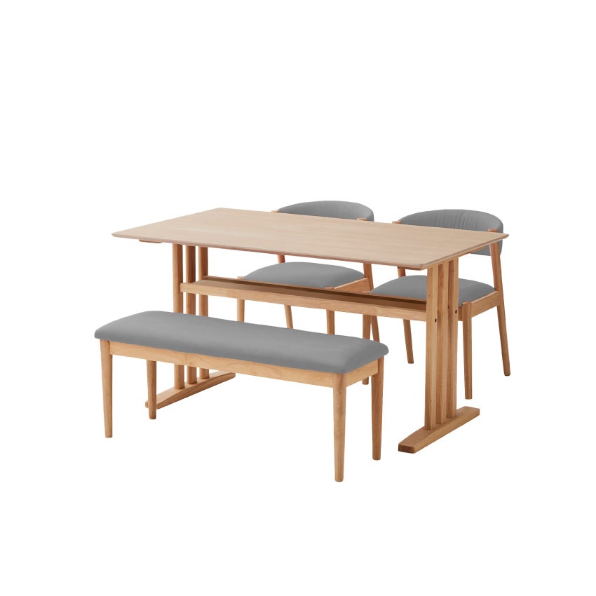 ダイニングテーブルセット ダイニングセット 4人 4点セット 4人掛け 北欧 おしゃれ 幅135cm | 17