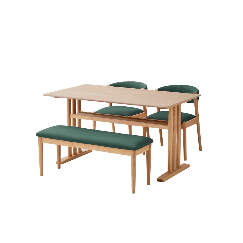 ダイニングテーブルセット ダイニングセット 4人 4点セット 4人掛け 北欧 おしゃれ 幅135cm | 19