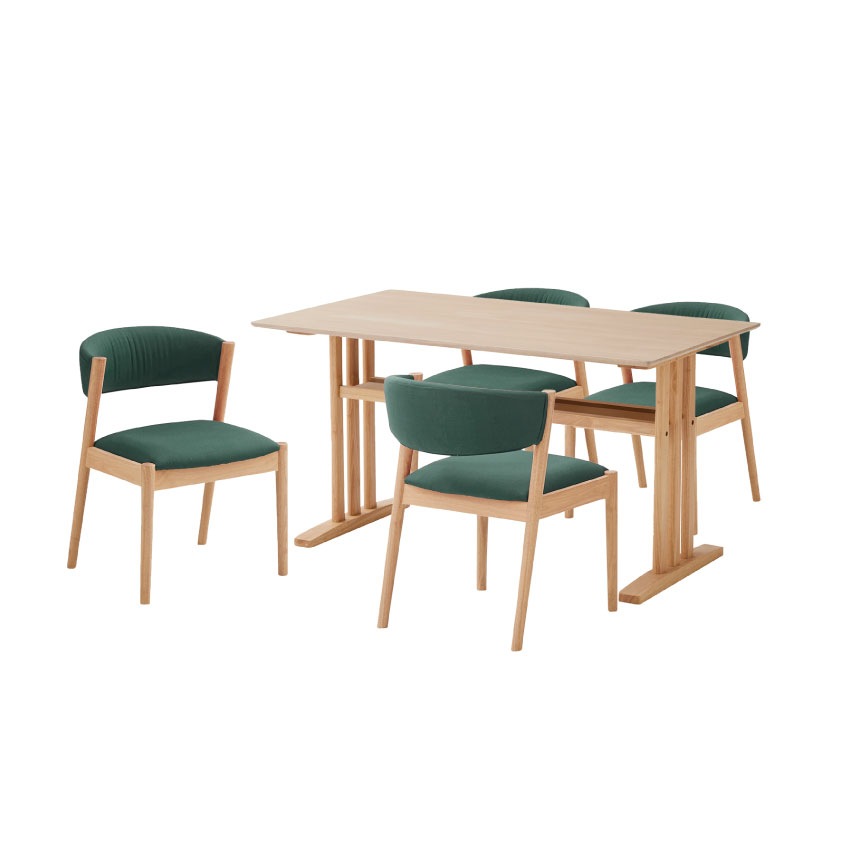 ダイニングテーブルセット ダイニングセット 4人 4点セット 4人掛け 北欧 おしゃれ 幅135cm | 22