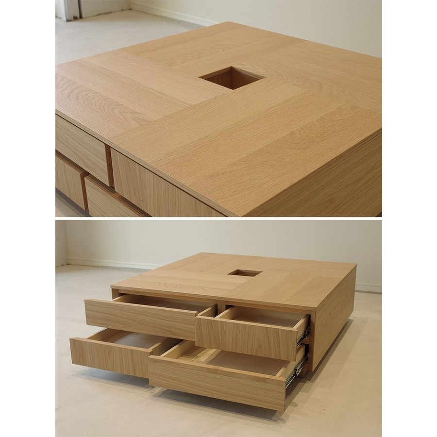 新生活 センターテーブル おしゃれ 天然木 高級感 ニッポネア 高級 国産 日本製 テーブル ウォー | 10