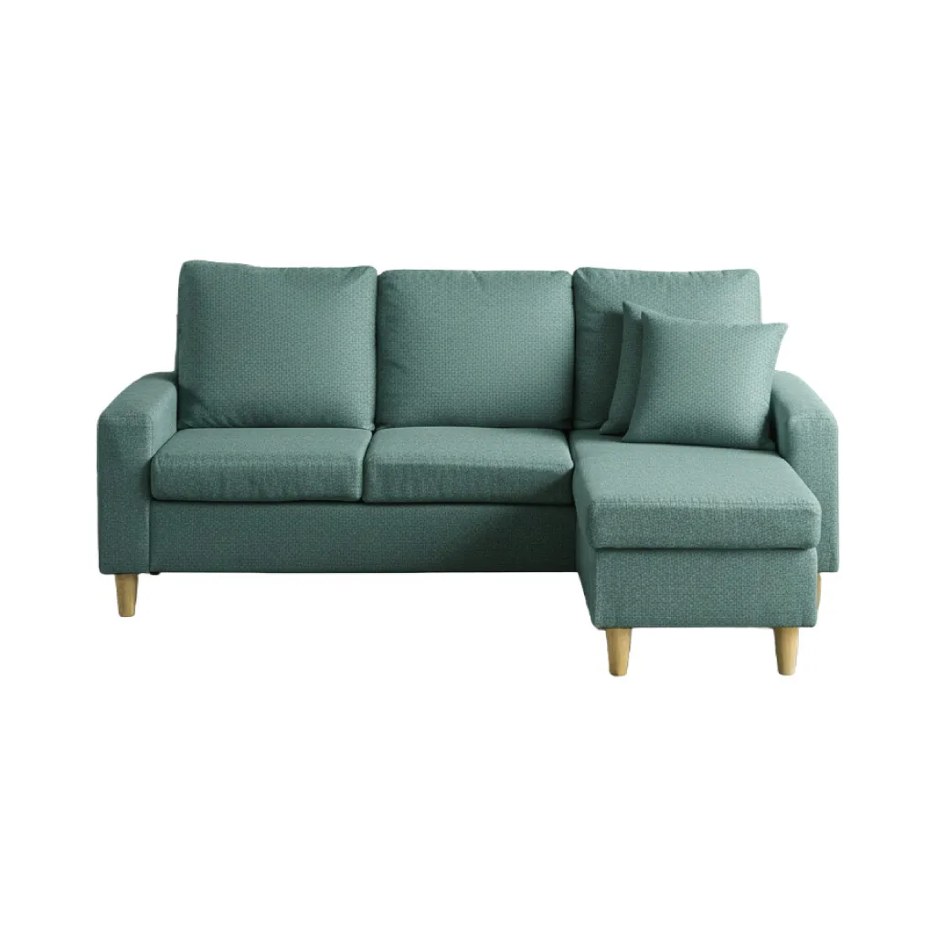 Pure Luxe カウチソファー L字 3人掛け 幅185cm おしゃれ ポケット