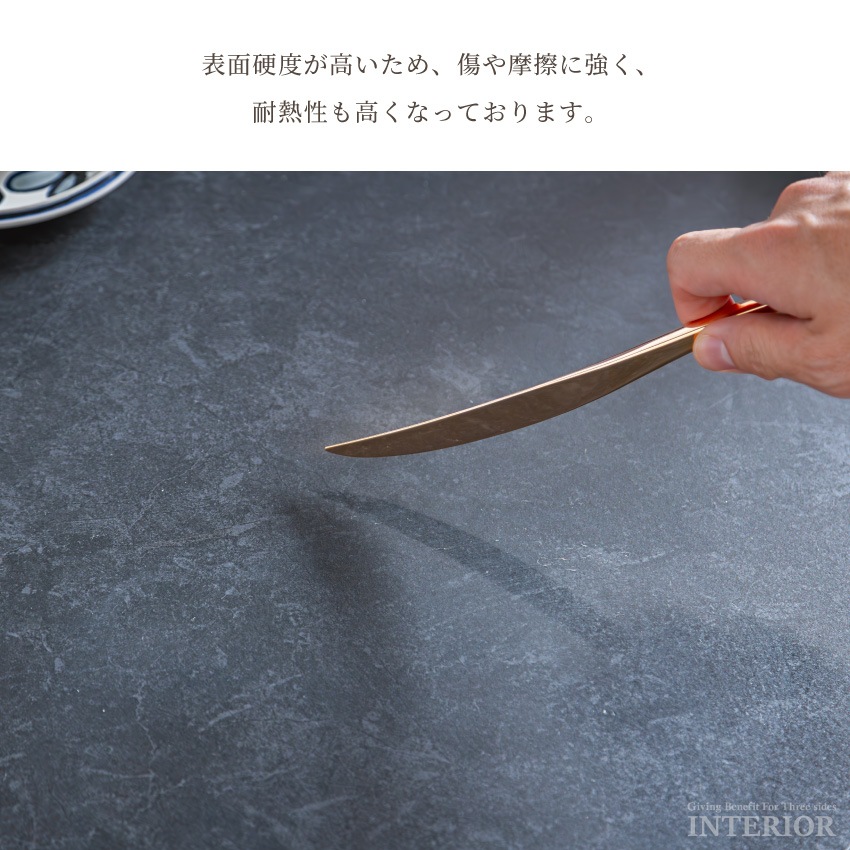 テーブル ローテーブル センターテーブル 110cm 幅110 おしゃれ セラミック ブウォールナッ | 6