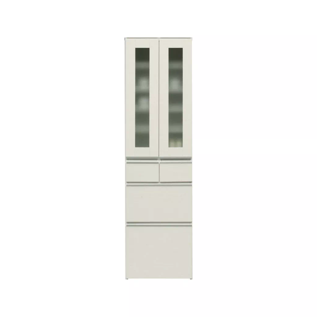 キッチンボード 幅50cm 幅60cm 幅75cm 幅100cm ガラス扉 スリムタイプ 食器棚 ア | 15