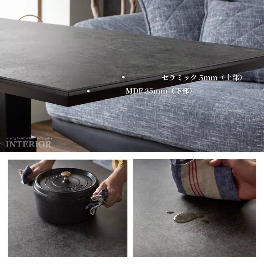 昇降式テーブル 油圧式 幅130cm 幅150cm 奥行き80cm 昇降テーブル リフトアップ セン | 7