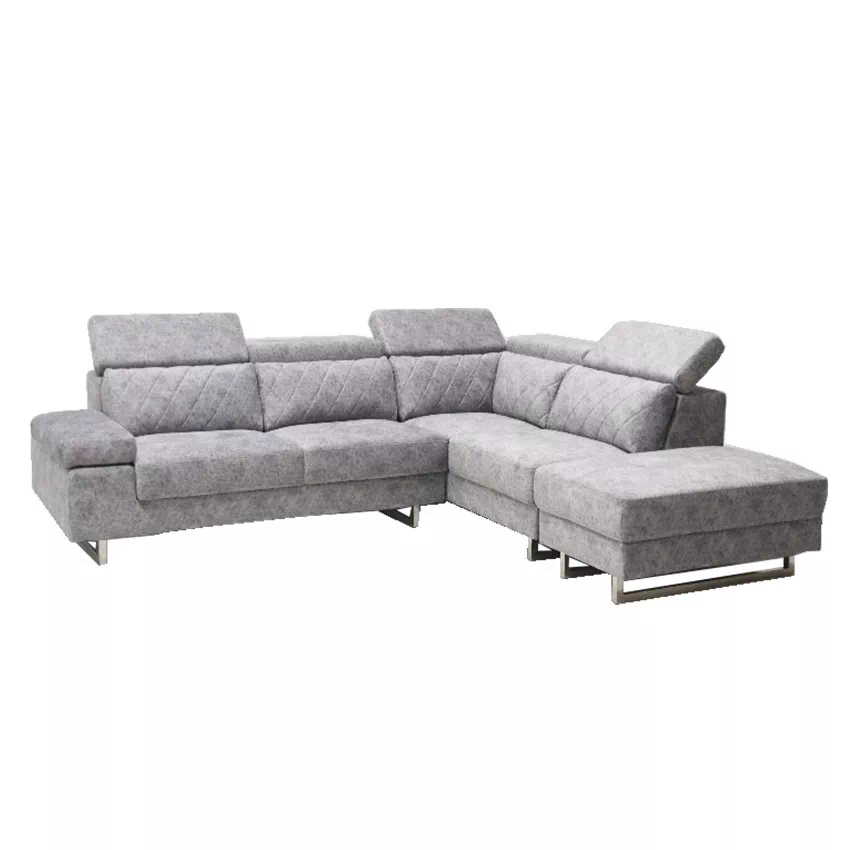 ソファー L字 おしゃれ 3人掛け スツール付き カウチソファ コーナー 4