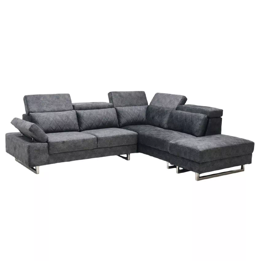 ソファー L字 おしゃれ 3人掛け スツール付き カウチソファ コーナー 4