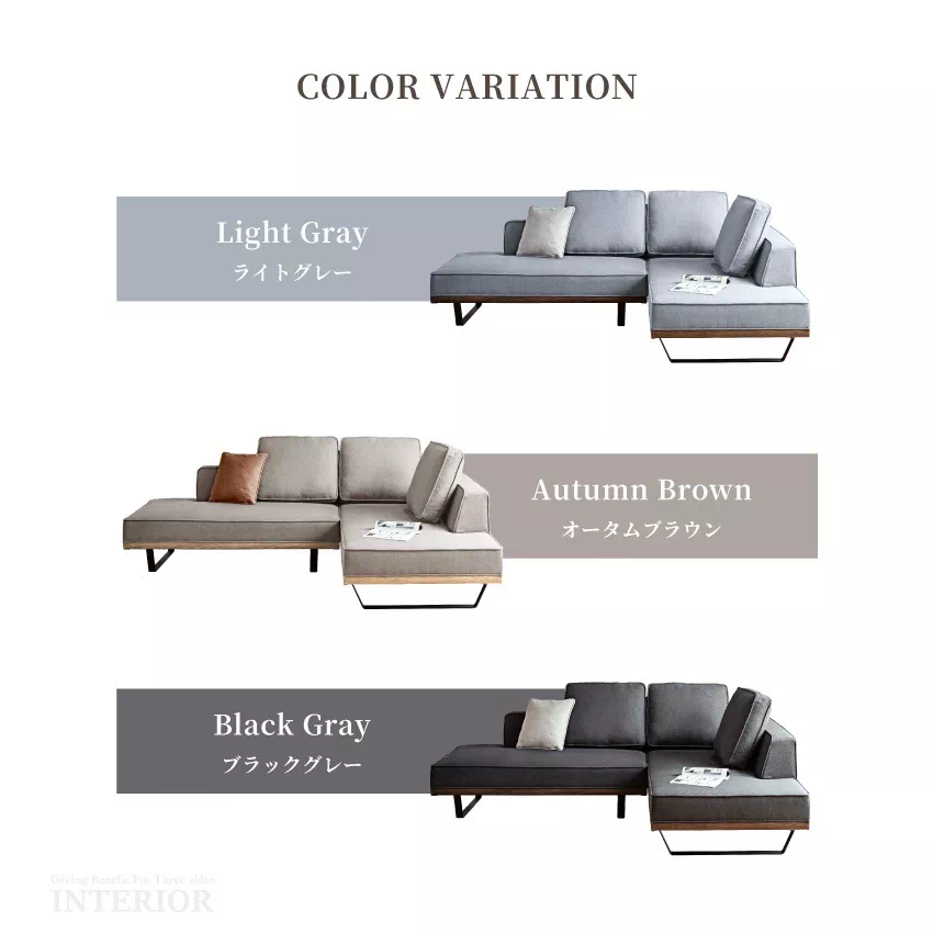 ソファ コーナーソファー カウチソファ 汚れに強い 撥水 撥水生地 ソファー おしゃれ 4人掛け フ | 3