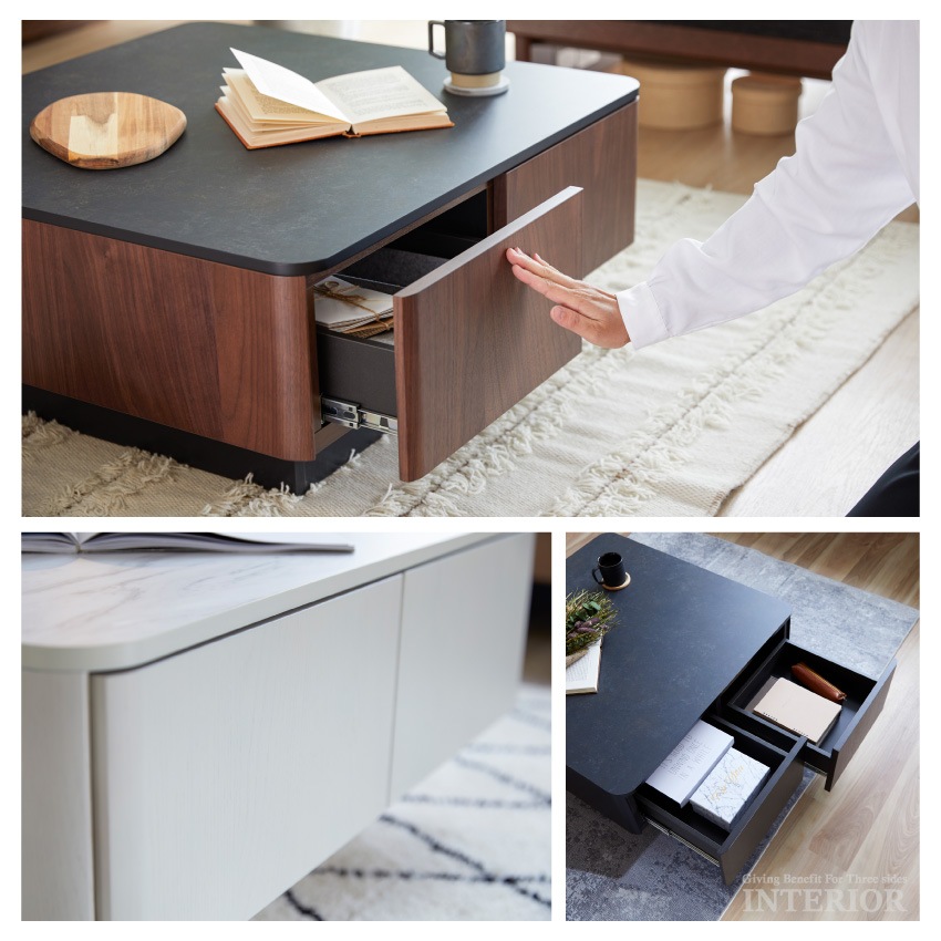 【予約】GB-INTE-1291 センターテーブル ウォールナット | 9