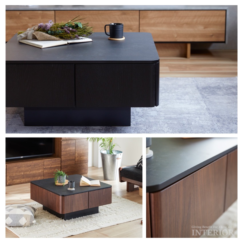 【予約】GB-INTE-1291 センターテーブル ウォールナット | 20