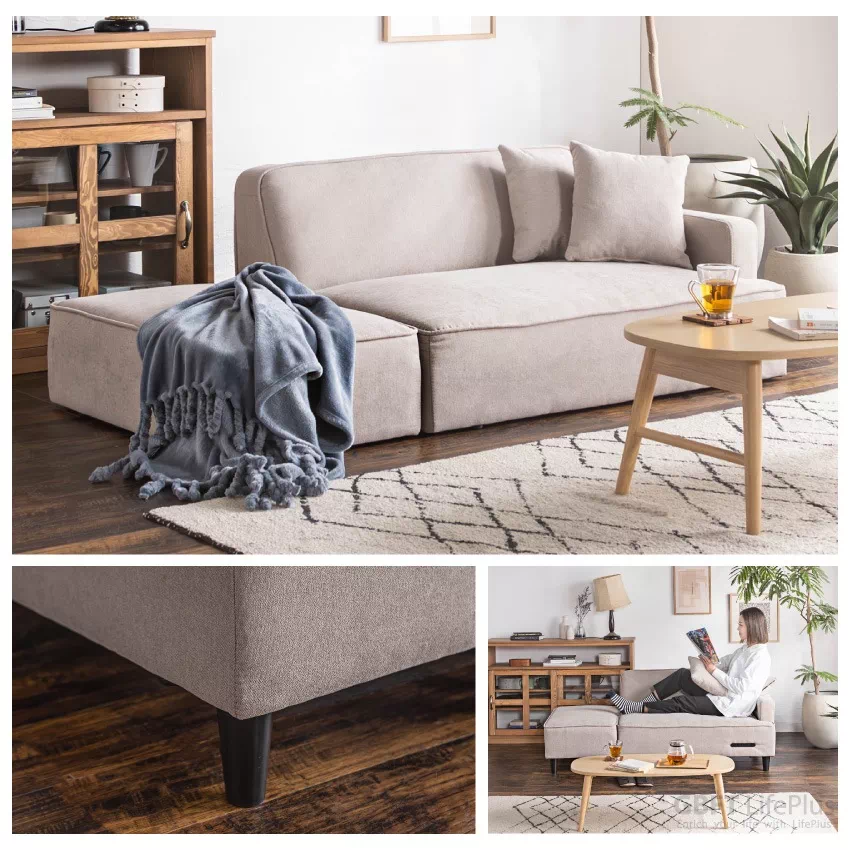 Pure Luxe ローソファー 2人掛け おしゃれ 3人掛け カウチ ソファ 北欧 スツール 2. | 14