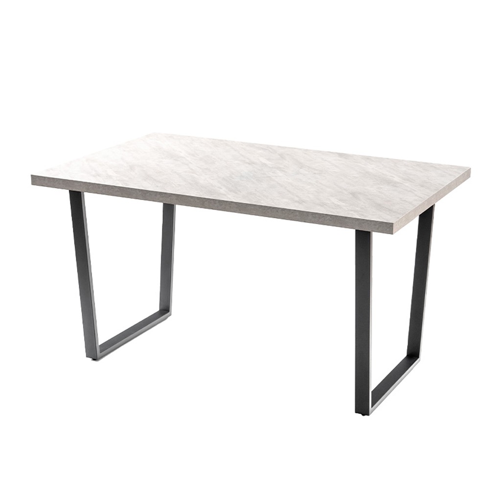 ダイニングテーブル 120×80cm おしゃれ リビングテーブル 木目調 コンクリート調 グレー ナ | 21