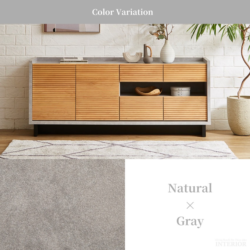 SALE！キャビネット サイドボード幅101cm収納 オシャレ NATURAL