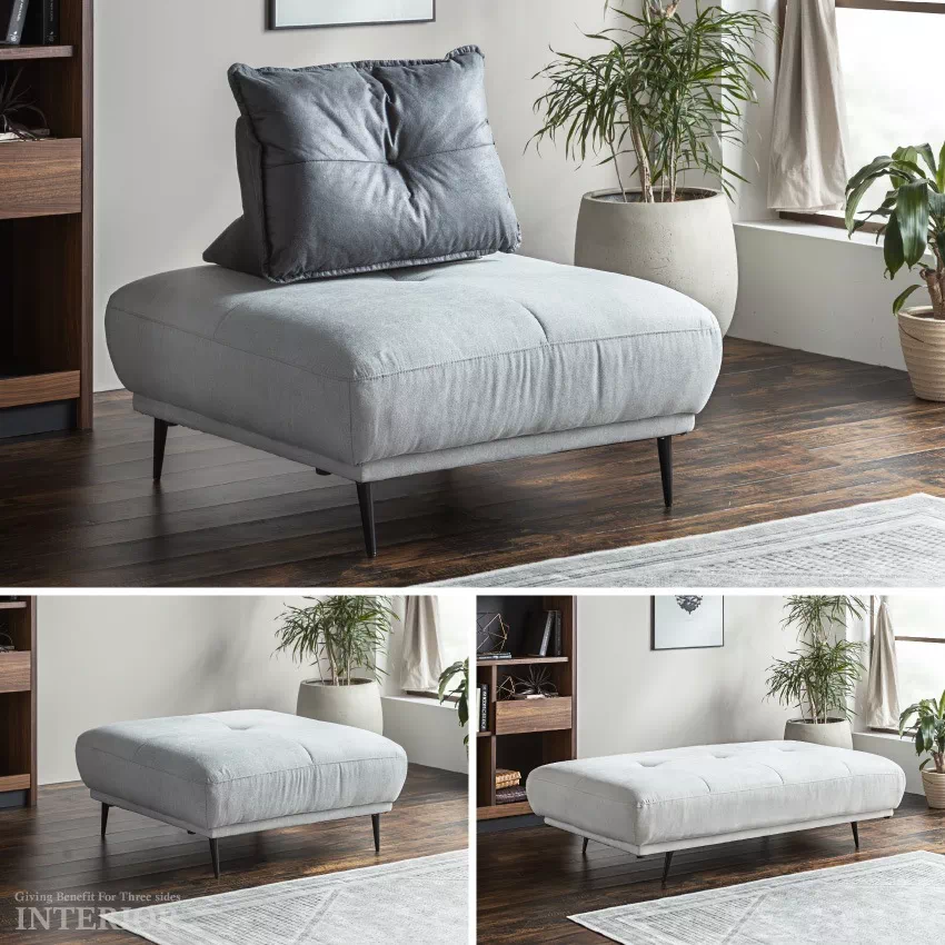 ソファー 1人掛け 2人掛け 3人掛け アイランドソファ アイランド 背もたれ クッション 幅95c | 13