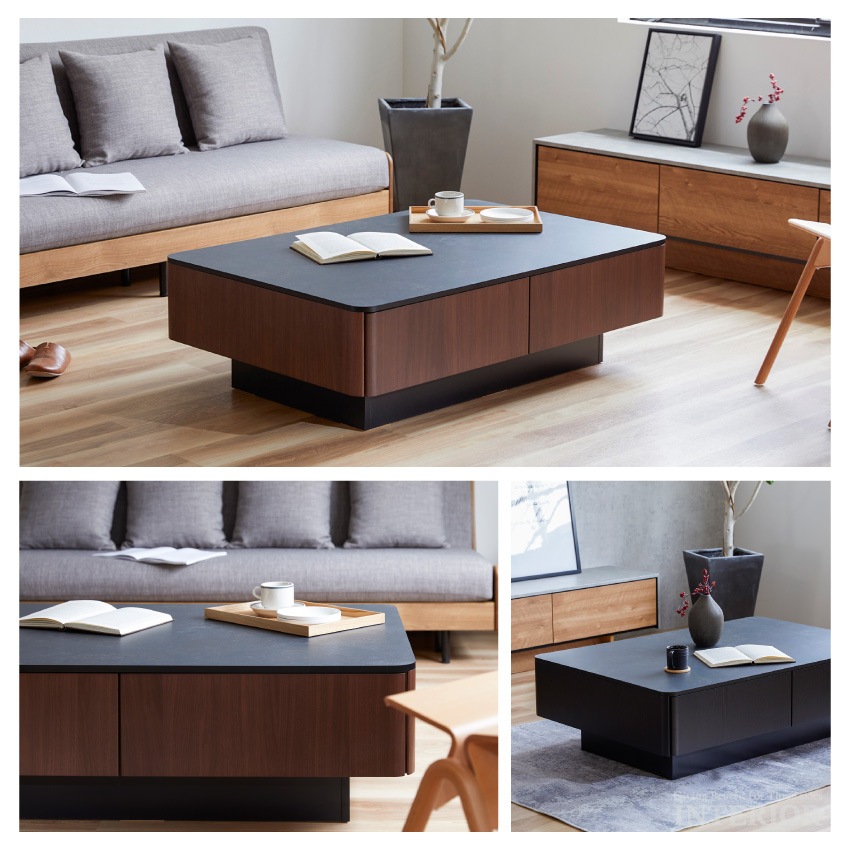 センターテーブル 幅120cm ローテーブル おしゃれ コーヒーテーブル 引き出し 収納 国産 日本 | 23