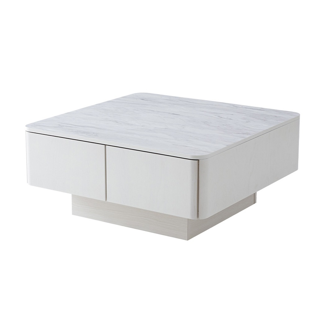 センターテーブル 幅80cm ローテーブル おしゃれ リビング テーブル コーヒーテーブル 白 引き | 28