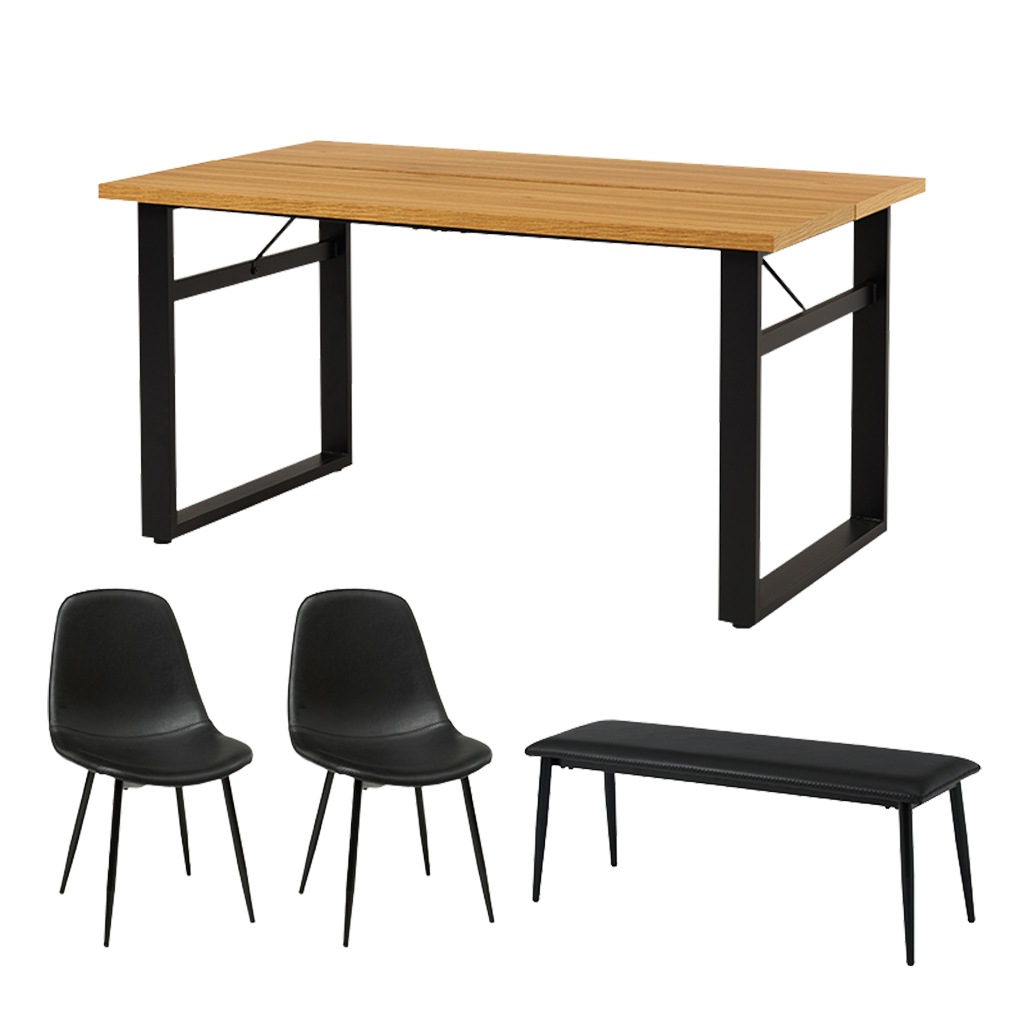 ダイニングセット 4人 ダイニングテーブルセット 4点セット 4人掛け ヴィンテージ調 おしゃれ 幅 | 21