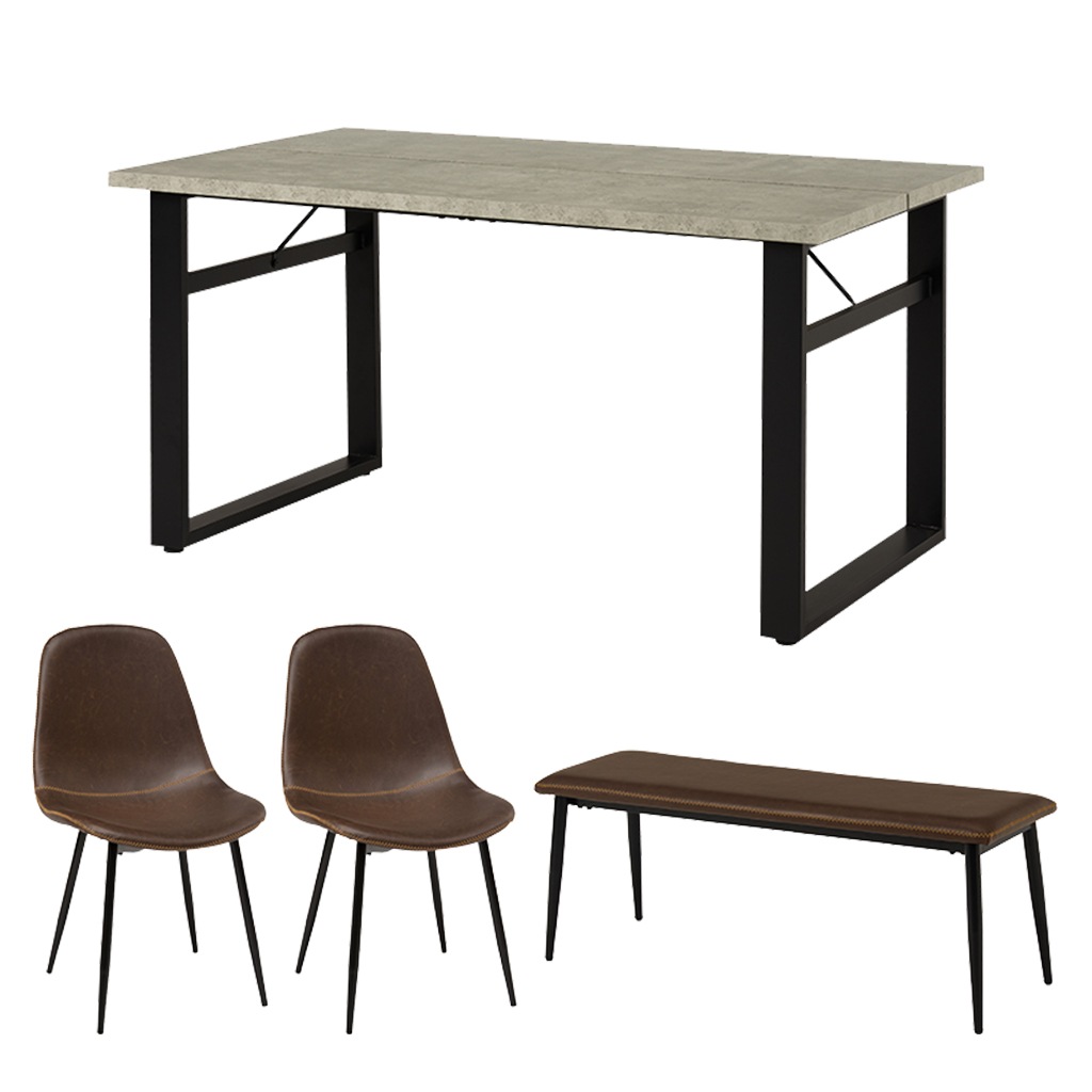 ダイニングセット 4人 ダイニングテーブルセット 4点セット 4人掛け ヴィンテージ調 おしゃれ 幅 | 28