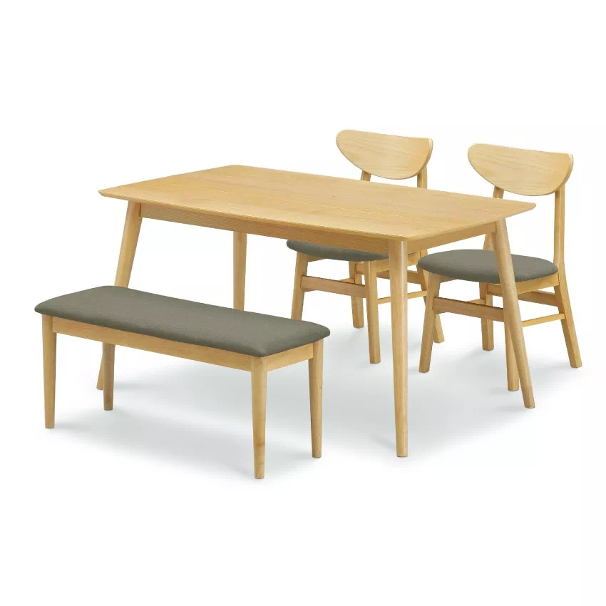 ダイニングテーブルセット 4人 4点セット 4人掛け 北欧 おしゃれ 幅135cm 4人用 テーブル | 14