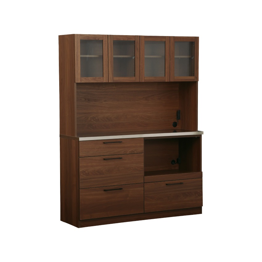 キッチンボード 幅140cm おしゃれ 国産 食器棚 高さ181cm レンジボード レンジ台 ダイニ | 15