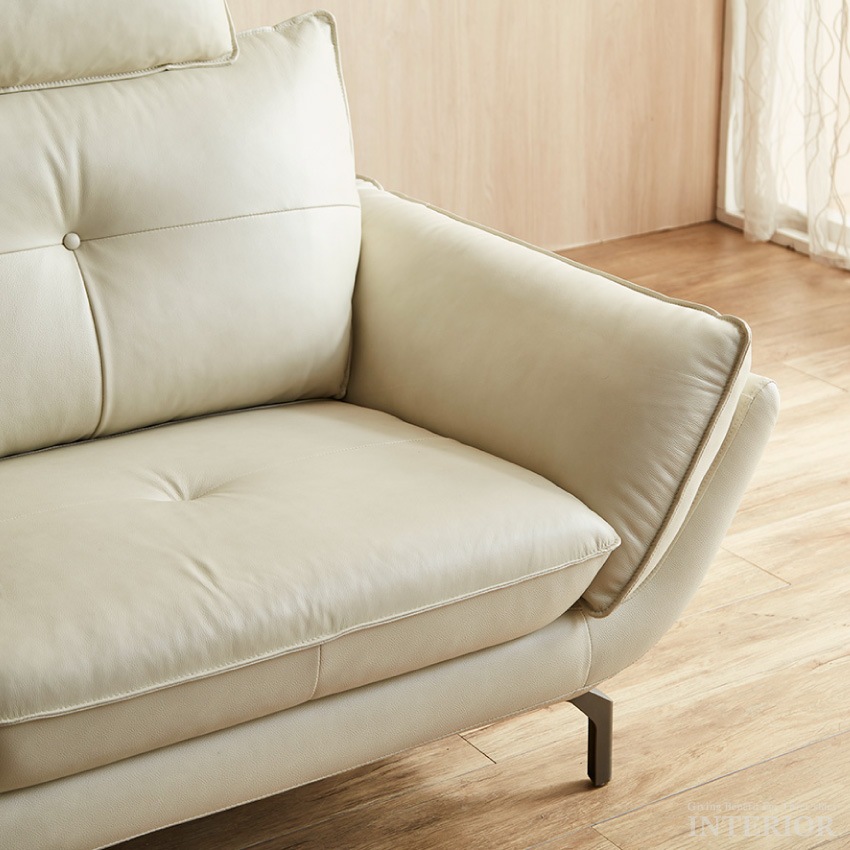 ソファ レザーソファ 幅165cm 幅205cm 本革 アイボリー ブラック ダークブルー 2人掛け | 8