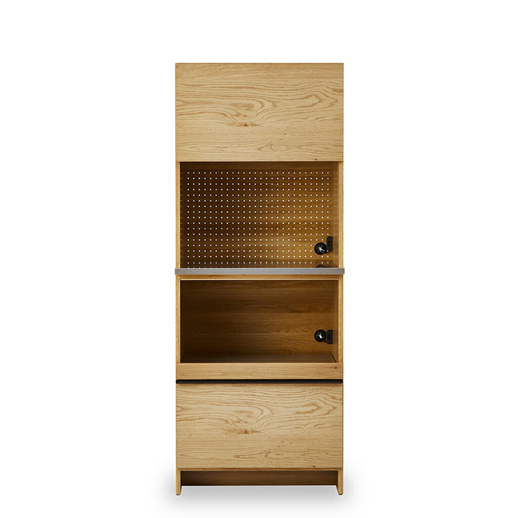 ニッポネア キッチンボード ハイタイプ 幅70cm オウル 食器棚 日本製 おしゃれ 半完成品 ダイ | 13