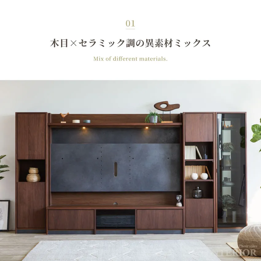 テレビボード 壁掛け ハイボード TV台 160cm 180cm 60インチ 65