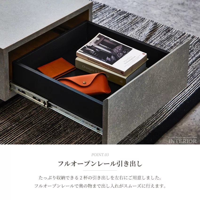 ローテーブル 国産 おしゃれ ブラック グレー 幅105cm 高さ34.5cm センターテーブル セ | 7