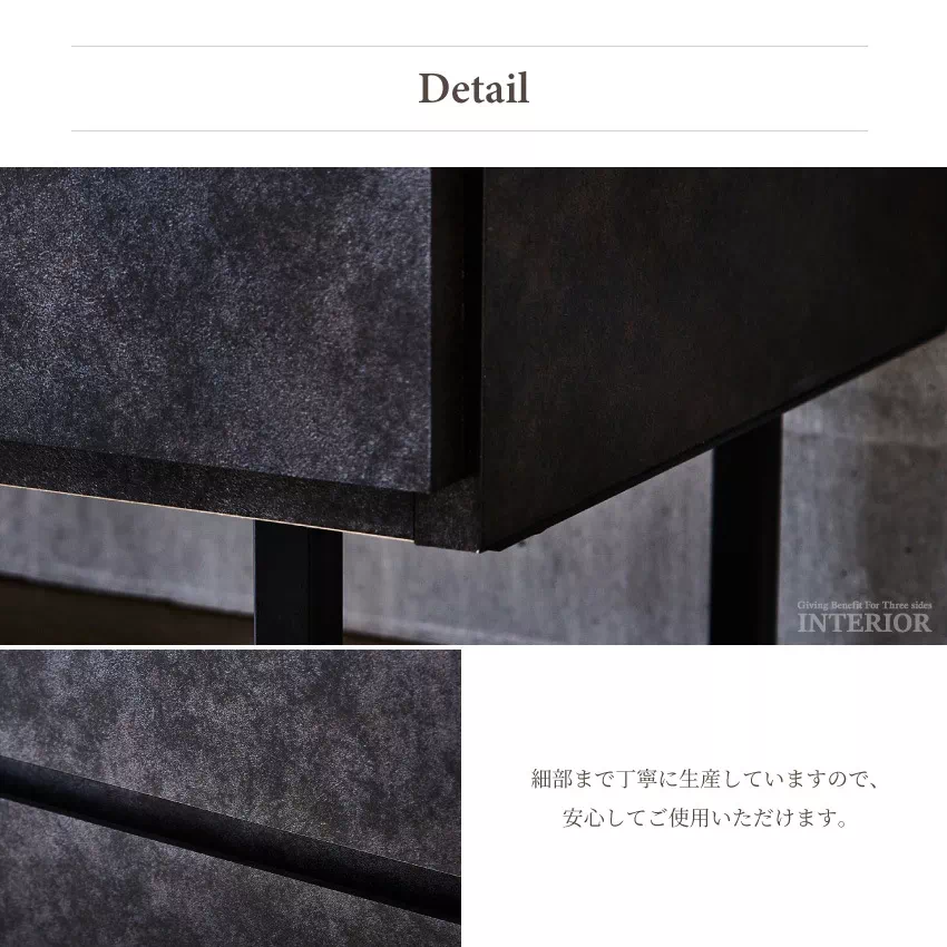 ローテーブル 国産 おしゃれ ブラック グレー 幅105cm 高さ34.5cm センターテーブル セ | 9