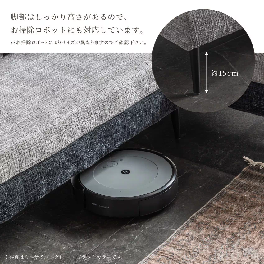 カウチソファ おしゃれ 幅193cm 3人掛け 幅228cm 4人掛け グレー ブラック グレー ブ | 13