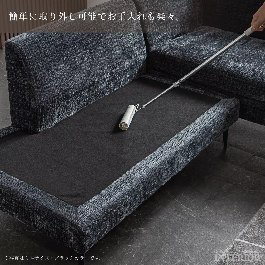 カウチソファ おしゃれ 幅193cm 3人掛け 幅228cm 4人掛け グレー ブラック グレー ブ | 14