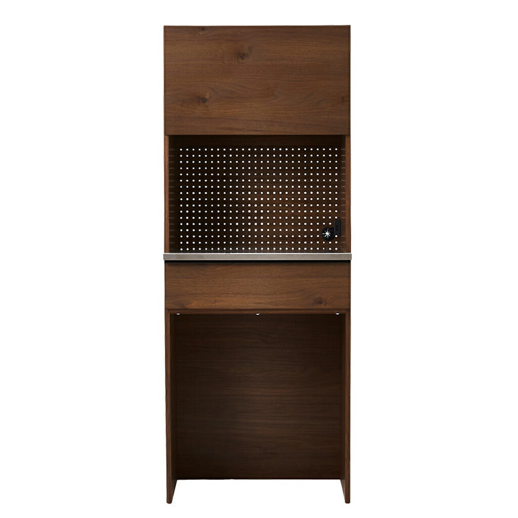 ニッポネア キッチンボード ハイタイプ 幅70cm オウル 食器棚 日本製 おしゃれ 半完成品 ダイ | 12