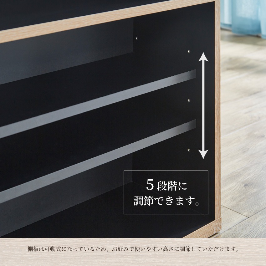 新生活 バーカウンター 90 カウンター キッチンカウンター 国産 日本製 間仕切り 仕切り 食器棚 | 5