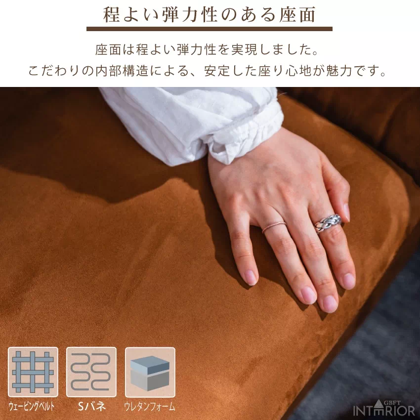 カウチソファー おしゃれ 3人掛け L字 コーナー 北欧 おすすめ ファブリックレザー クッション  | 6