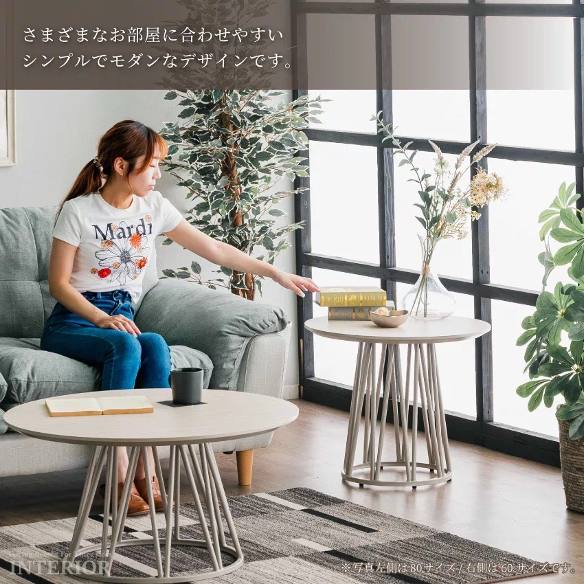 センターテーブル ダイニングテーブル テーブル 60cm 80cm 100cm 単品 ダイニング リ | 13