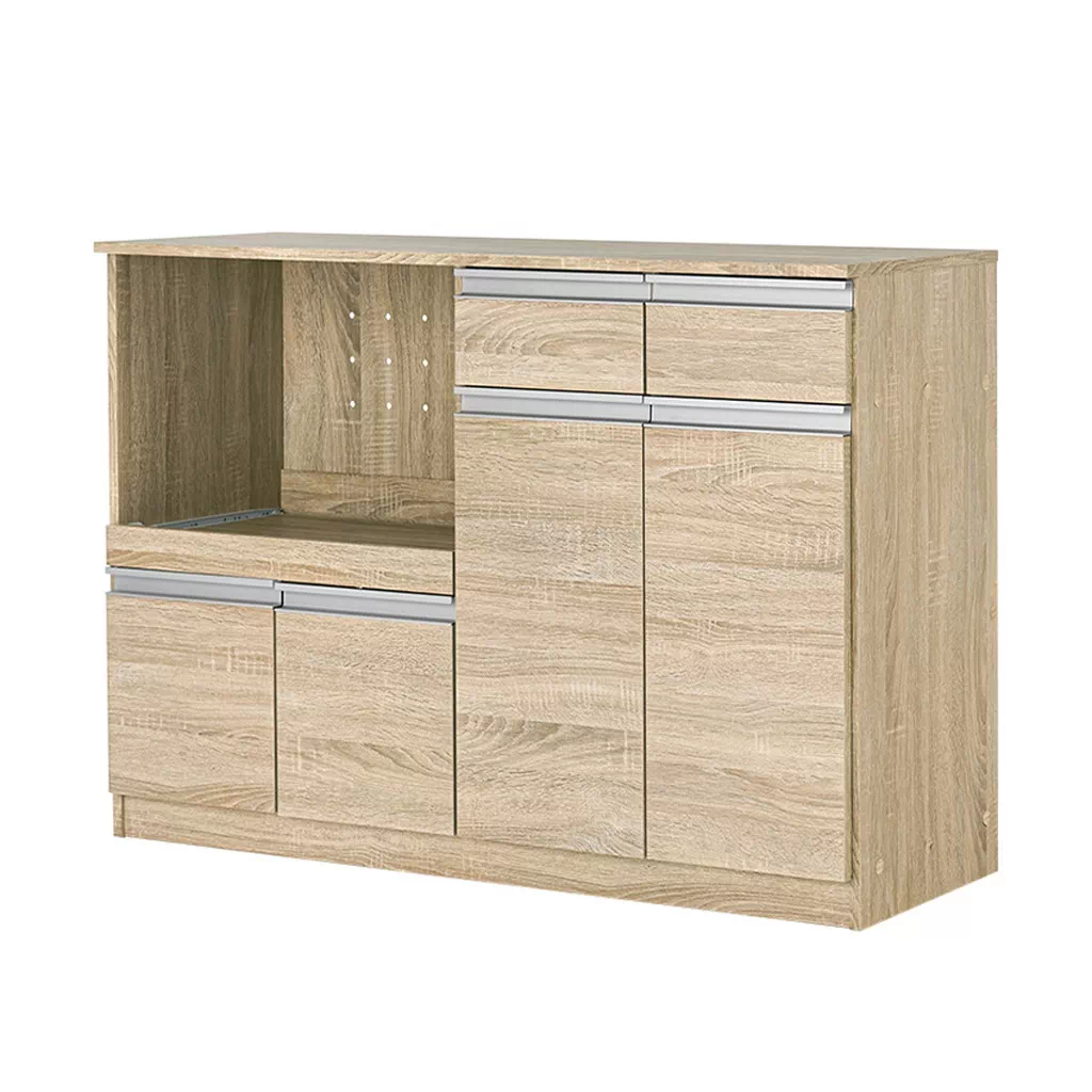 レンジ台 おしゃれ 幅118cm キッチンカウンター 収納 レンジボード レンジ対応 収納棚 北欧 | 22