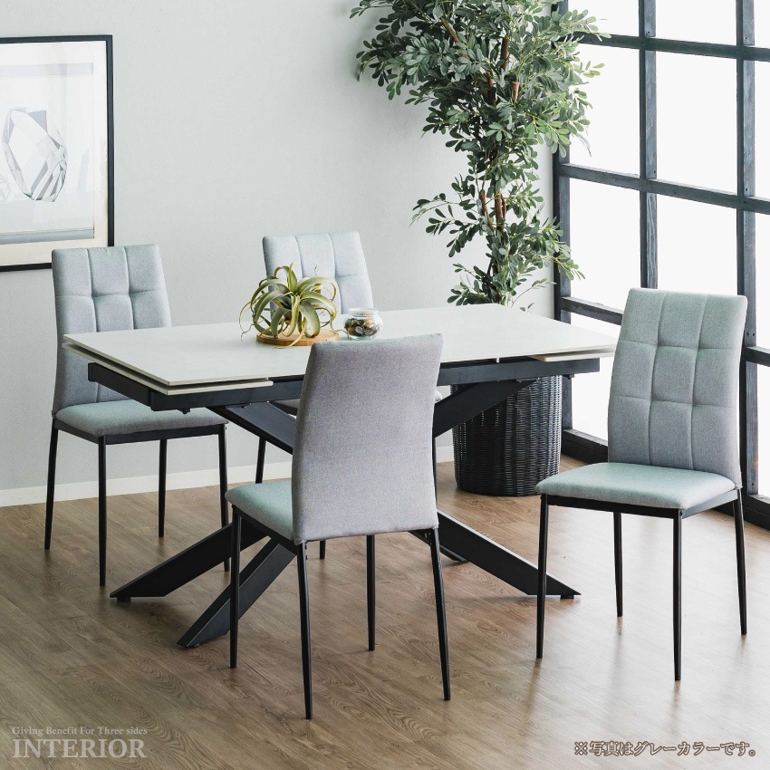 ダイニングテーブル テーブル 単品 伸縮 伸長式 おしゃれ 伸長 セラミック 食卓テーブル ホワイト | 14