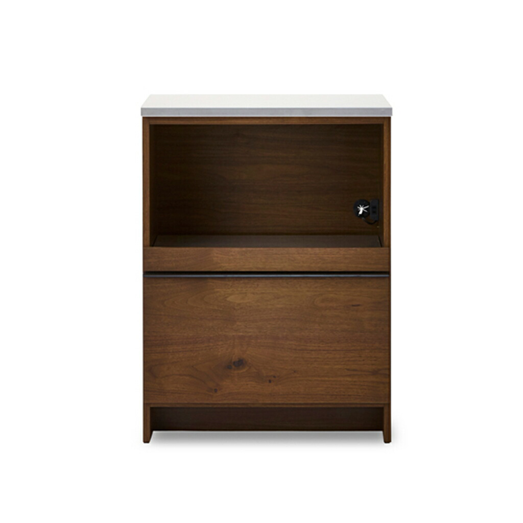 ニッポネア キッチンカウンター 幅70cm オウル 食器棚 日本製 おしゃれ 完成品 台所 収納 キ | 12