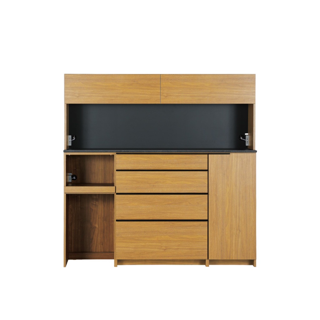 キッチンボード 180 食器棚 国産 日本製 180幅 おしゃれ 180 ワイド 収納 キッチン収納 | 16