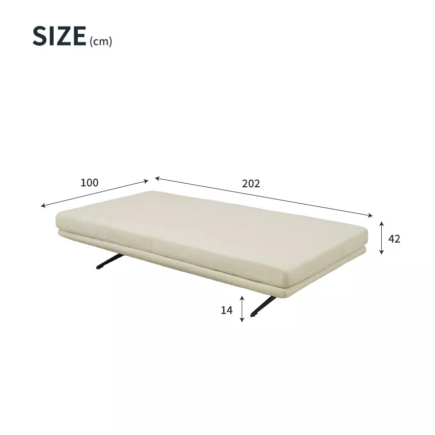 アイランドソファ 背もたれ 3人掛け おしゃれ 幅200 クッション付き ソファベッド ベンチ 2人 | 16