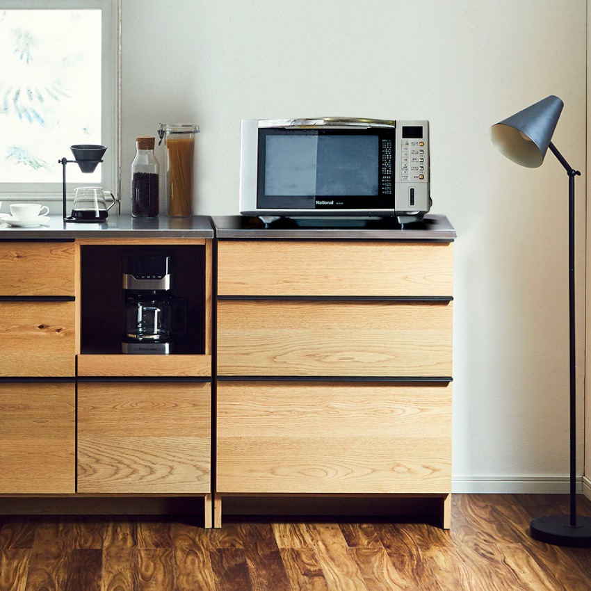 食器棚　レンジボード　キッチン収納　キッチンカウンター NIPPONAIRE 関家具 公式店 食器棚 キッチンボード 国産