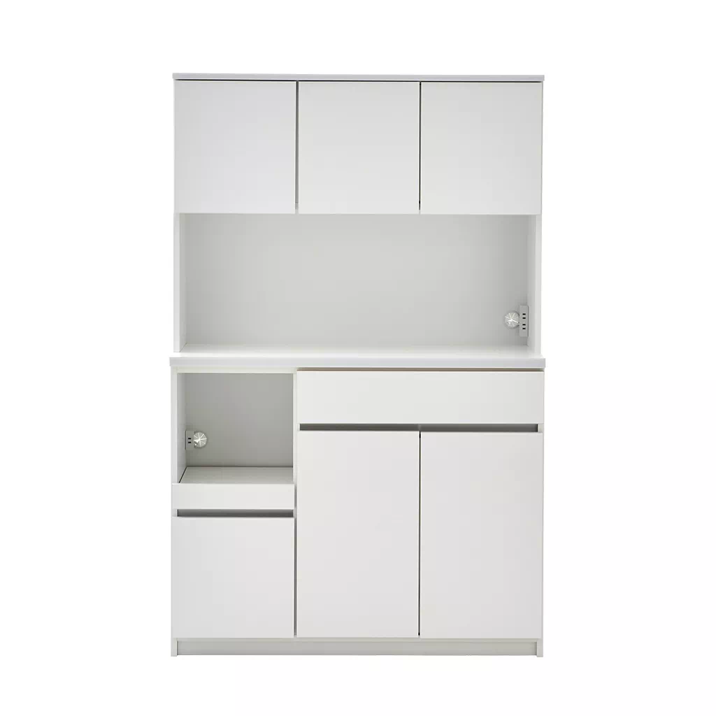 食器棚 キッチンボード 幅120cm 国産 日本製 おしゃれ おすすめ ワイド キッチン収納 キャビ | 18