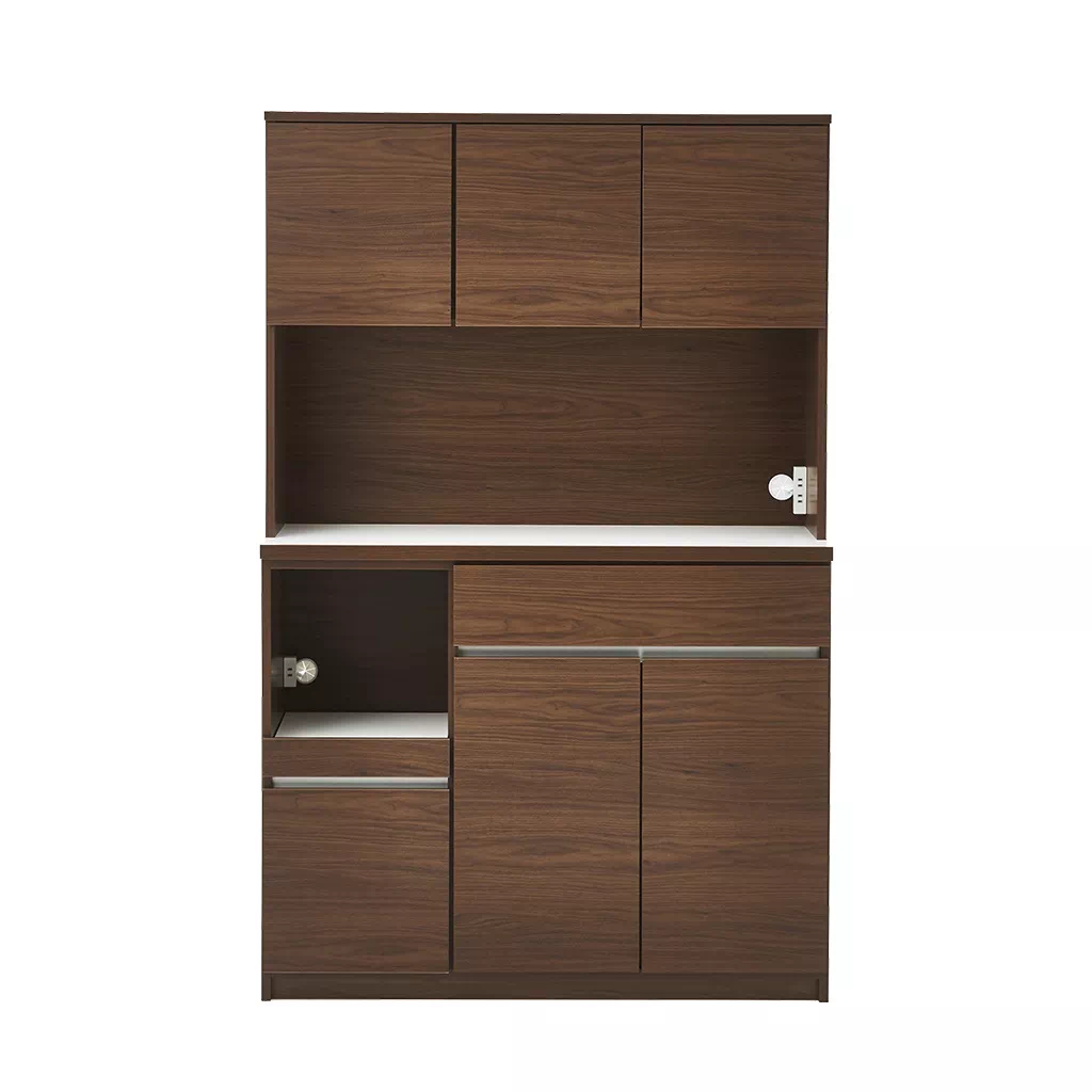 食器棚 キッチンボード 幅120cm 国産 日本製 おしゃれ おすすめ ワイド キッチン収納 キャビ | 20