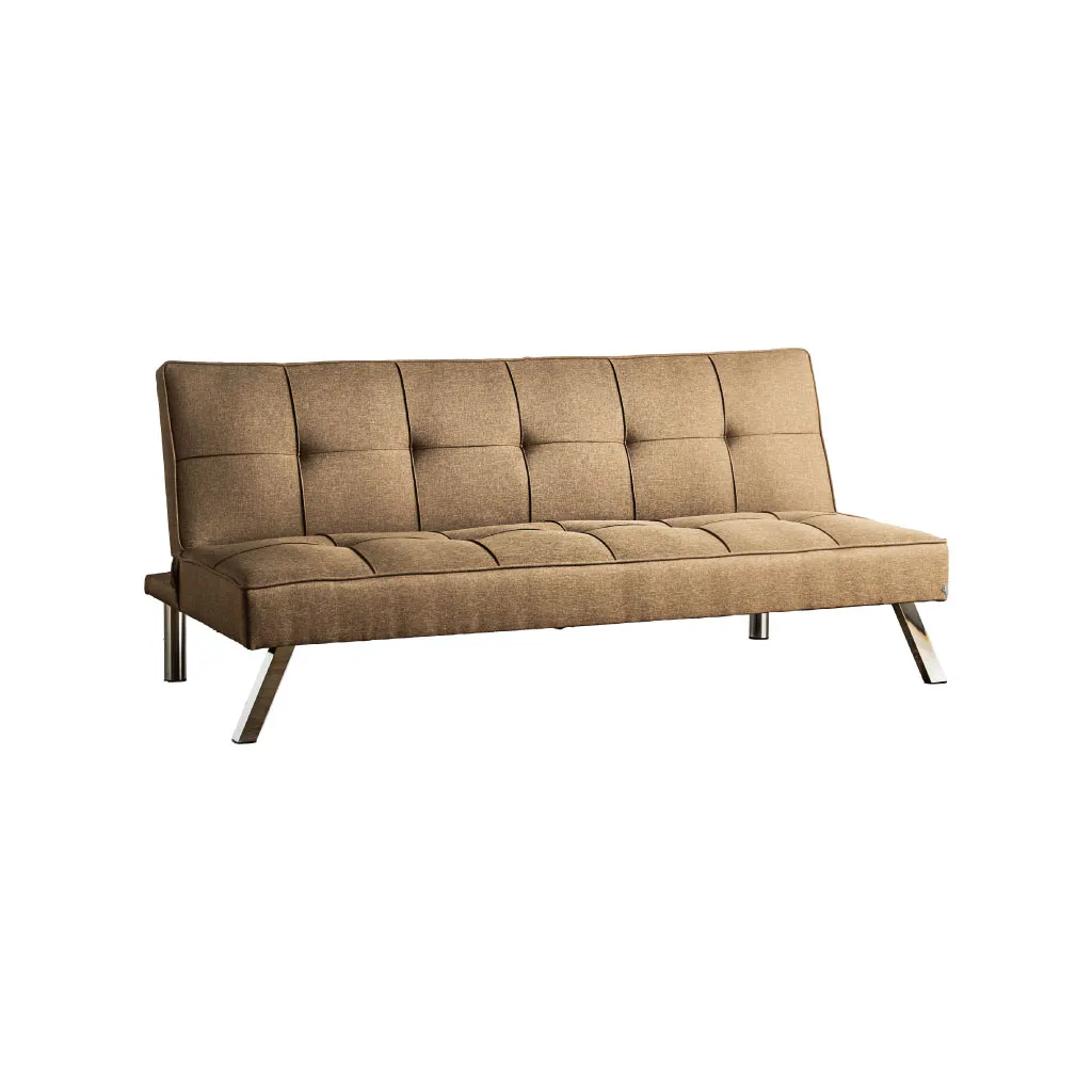 ブラウンファブリック 2人掛けソファ 2人掛けソファ 幅167cm リクライニング ファブリック 北欧風